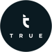 TRUE (White Logo) circle white border
